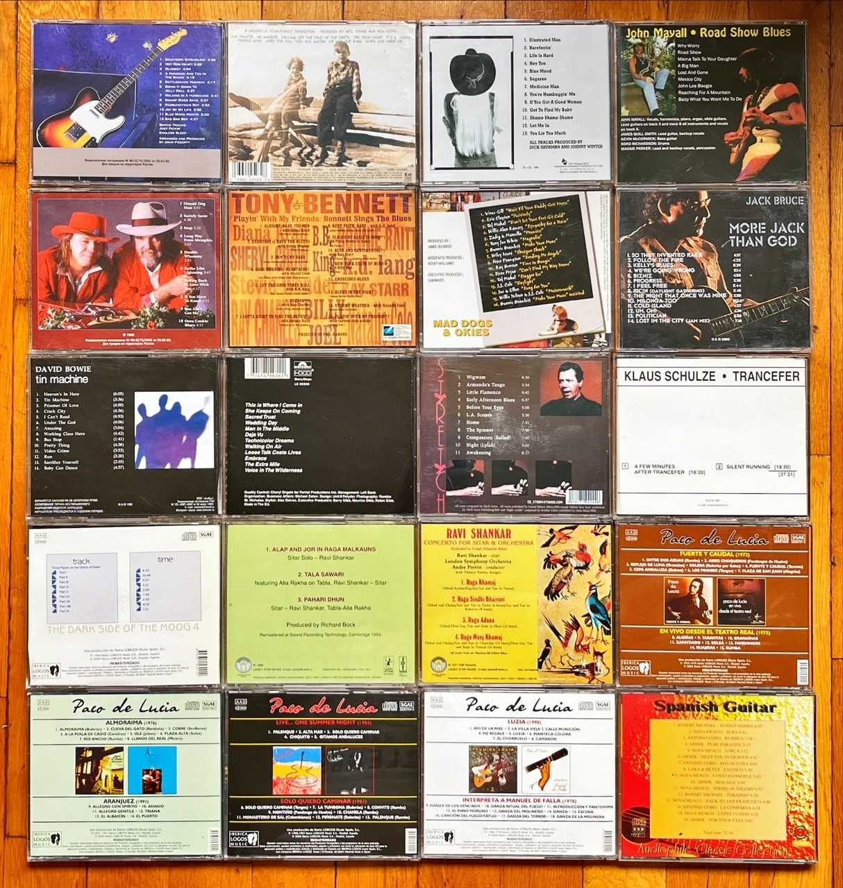 CD rusesti rock, ed. rara: Pink Floyd, Focus, Van Halen, Yes, De Lucia