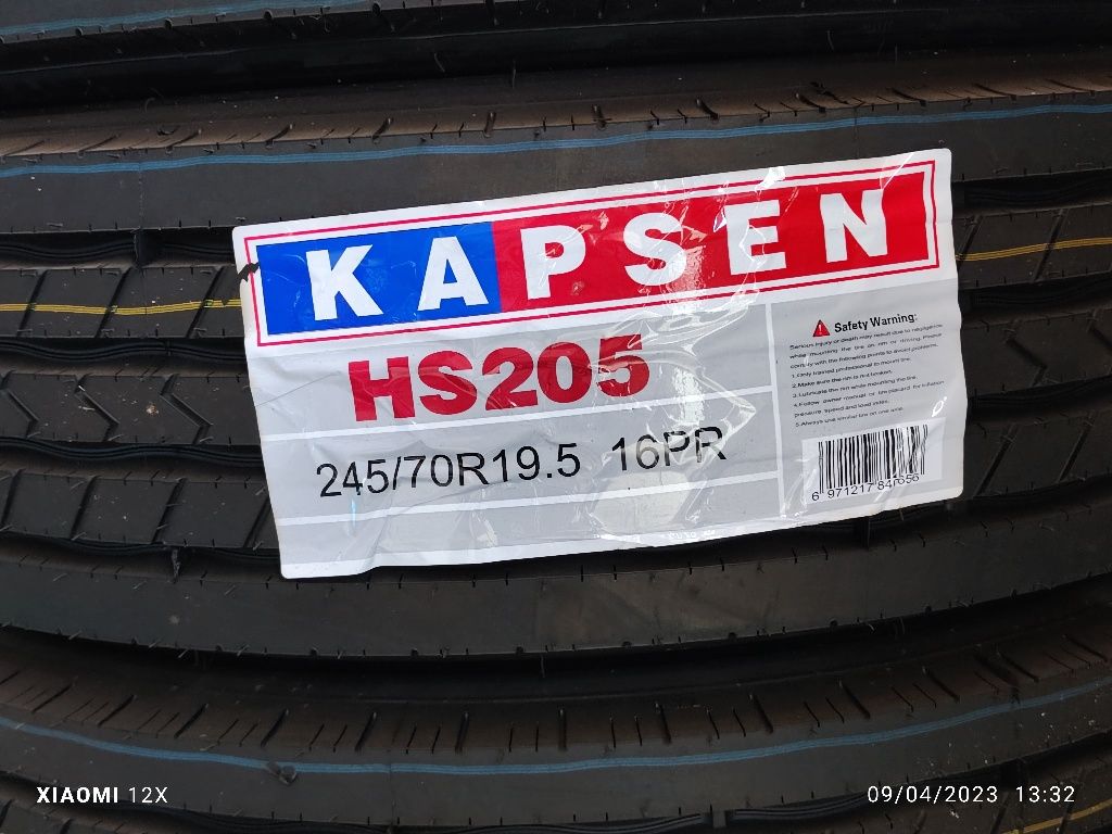 Автошына Kapsen 245/70R19.5