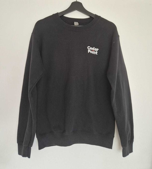 pulover albastru inchis Gildan