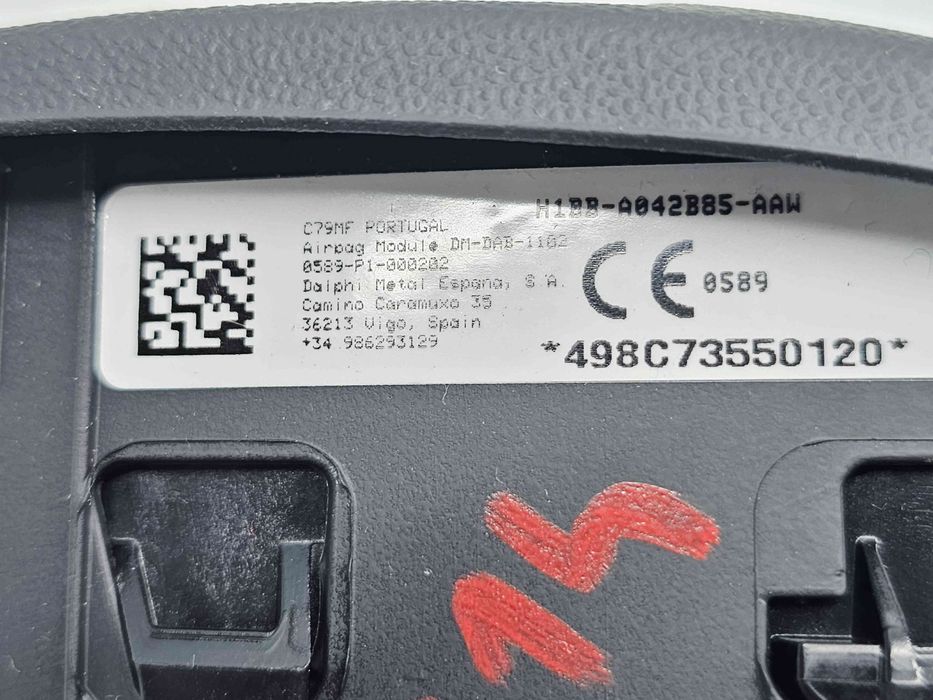 Airbag volan Ford Fiesta 8 [Fabr 2017-2025] H1BB-A04B85-AAW