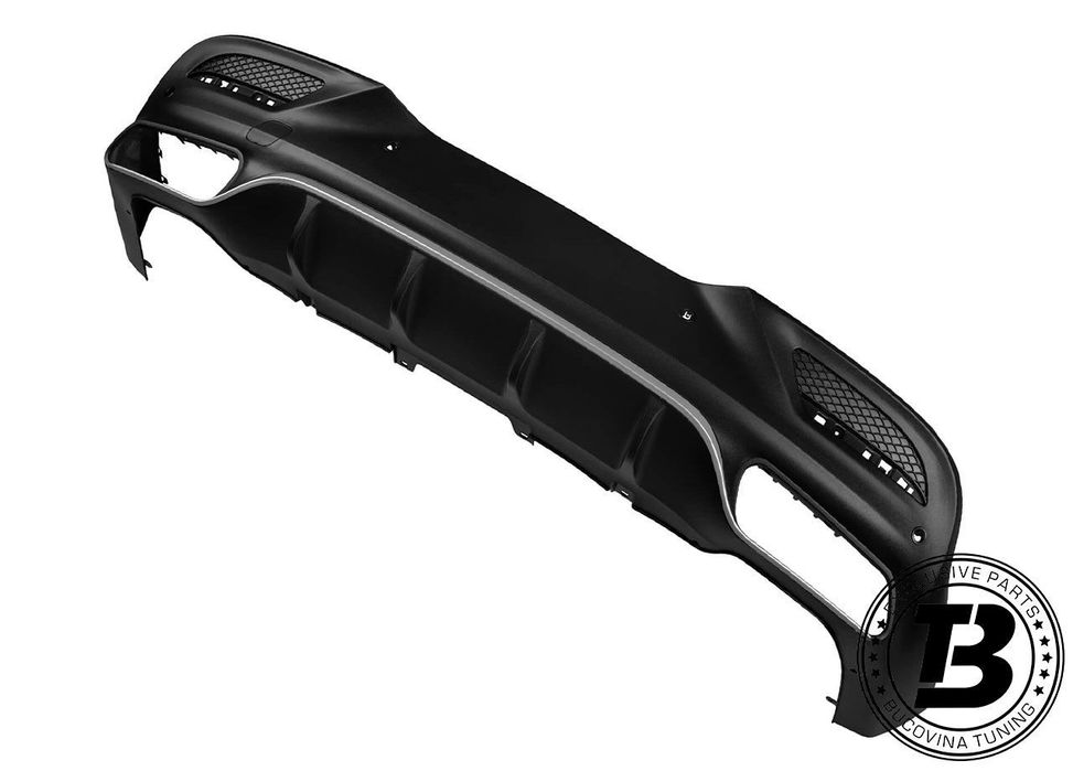 Difuzor Bara Spate cu Ornamente compatibil cu Mercedes GLE Coupe C292 AMG