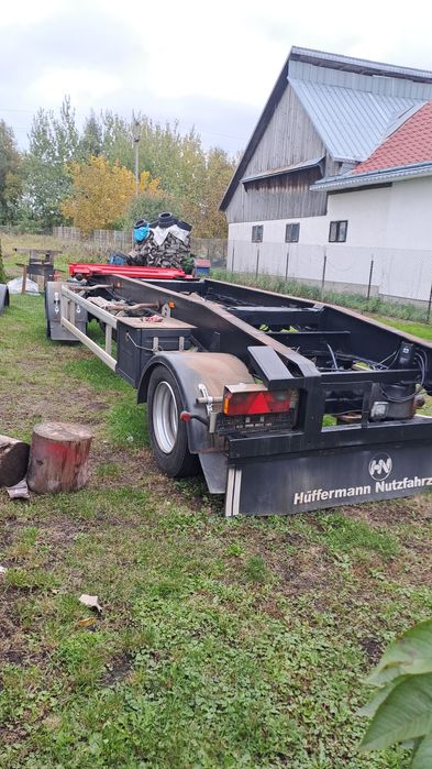 Remorca abrollkipper huffermann
