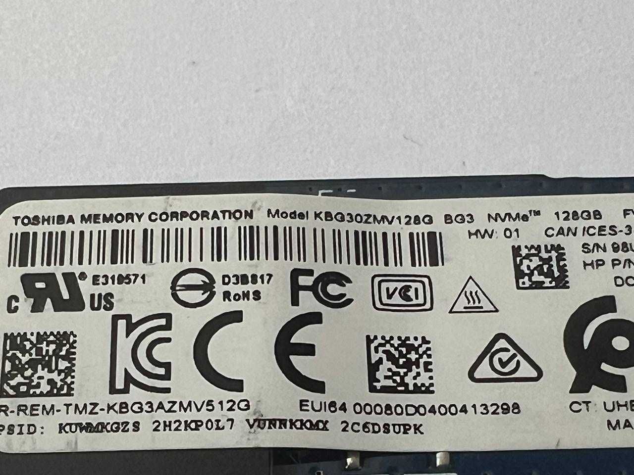 SSD 128GB NVMe M.2