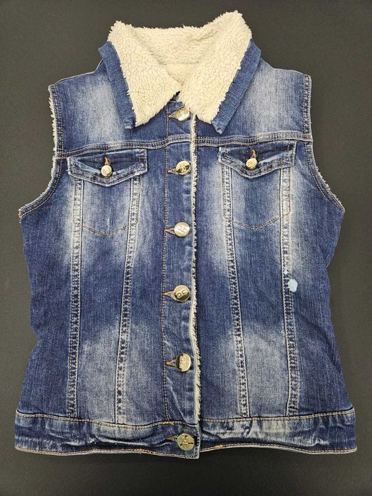 Дамски дънков елек Elisabetta Franchi