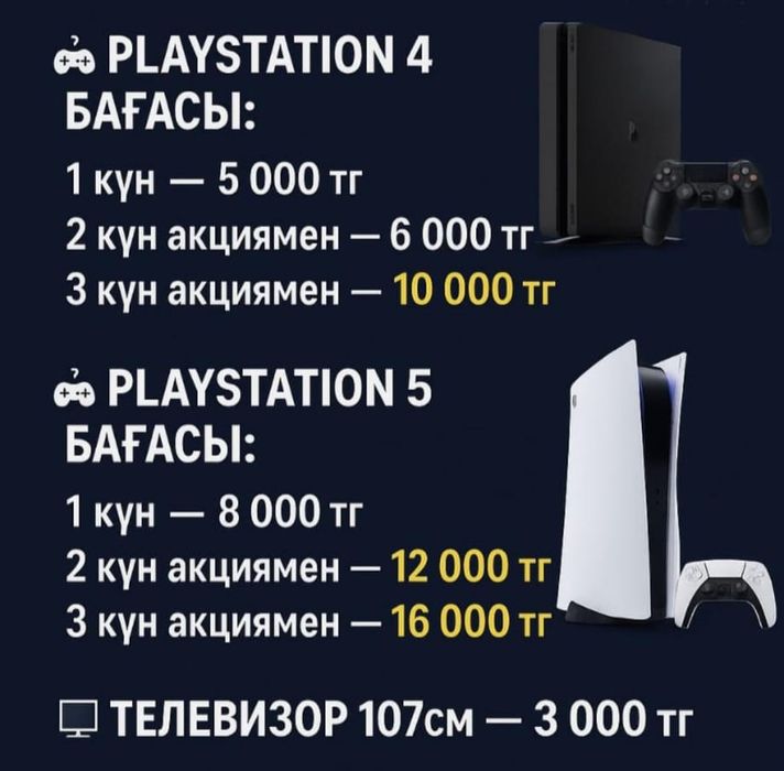 Аренда PS4 Playstation5 Прокат пс приставка на дом PS5 Плейстешен TV