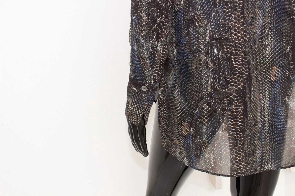Massimo Dutti дамска блуза змийски принт вискоза 36 S