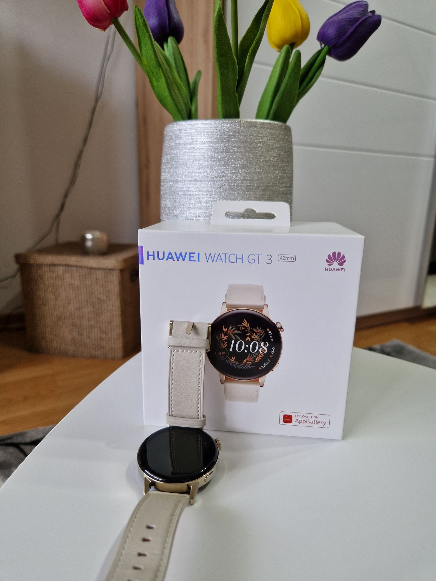 Smartwatch Huawei GT 3 Light Gold