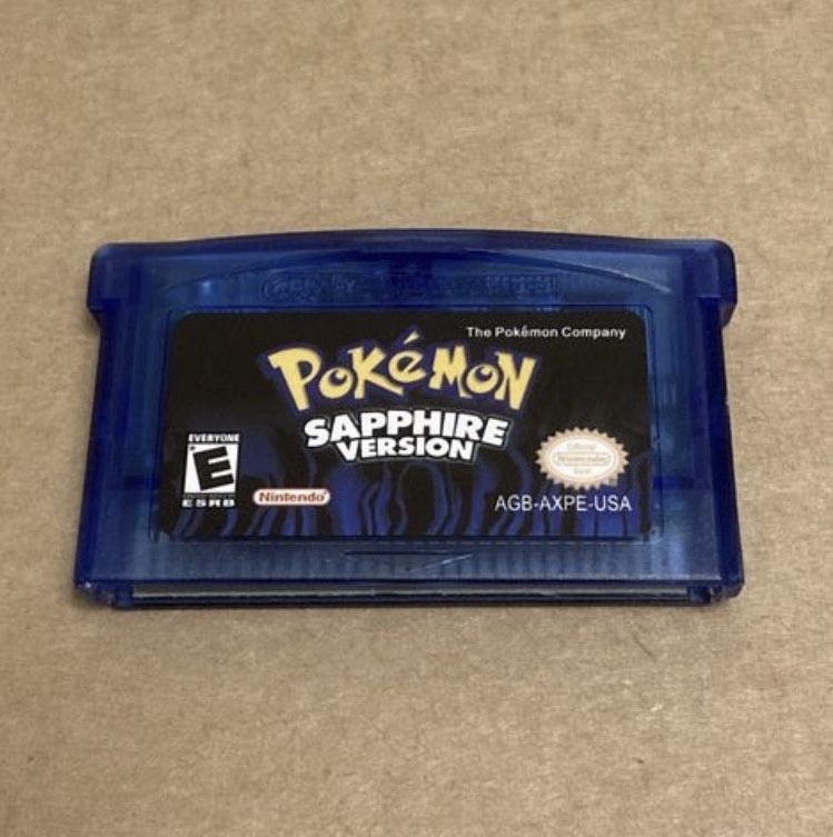 Joc sapphire nintengo . Sapphire gameboy pokemon