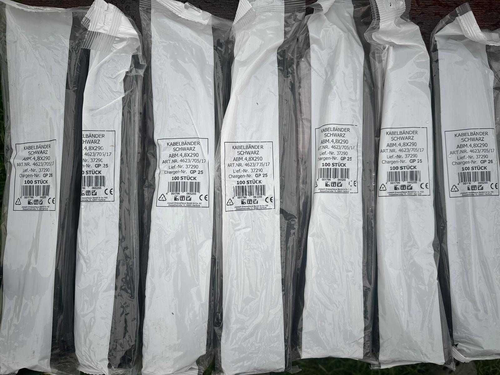 Pungi coliere plastic soricei 290 x 4.8 mm