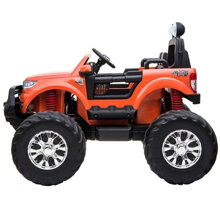 Masinuta electrică pentru 2 copii Ford Monster TRUCK 4x4 24V #Orange