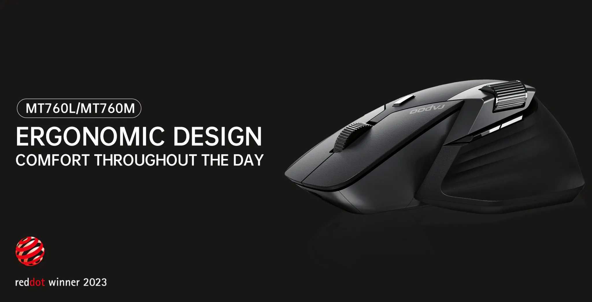 [НОВАЯ] Мышка RAPOO MT760L Black