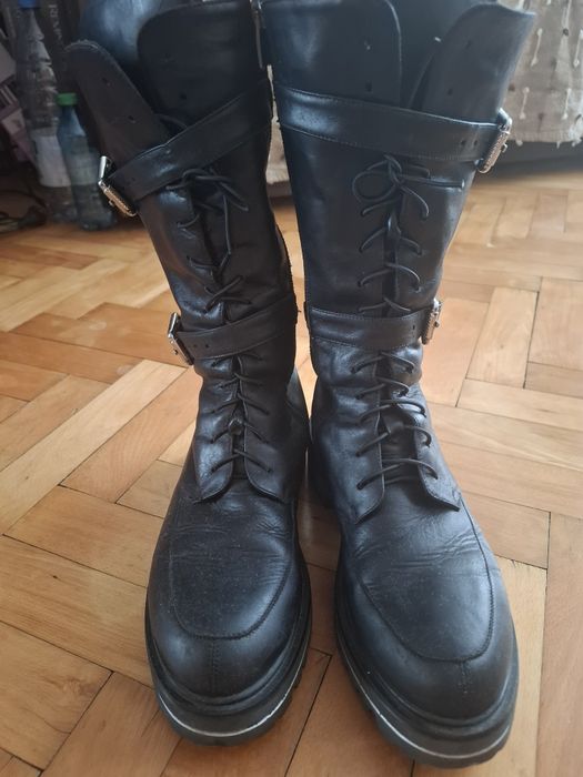 Bocanci de piele naturală