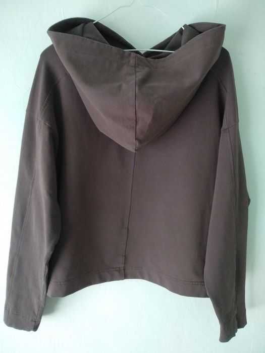 укороченный кроп худи - fade cropped hoodie