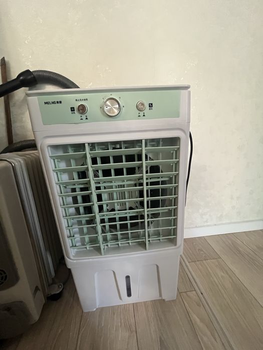 Вентилятор Meling MFS-1505T белый, бирюзовый