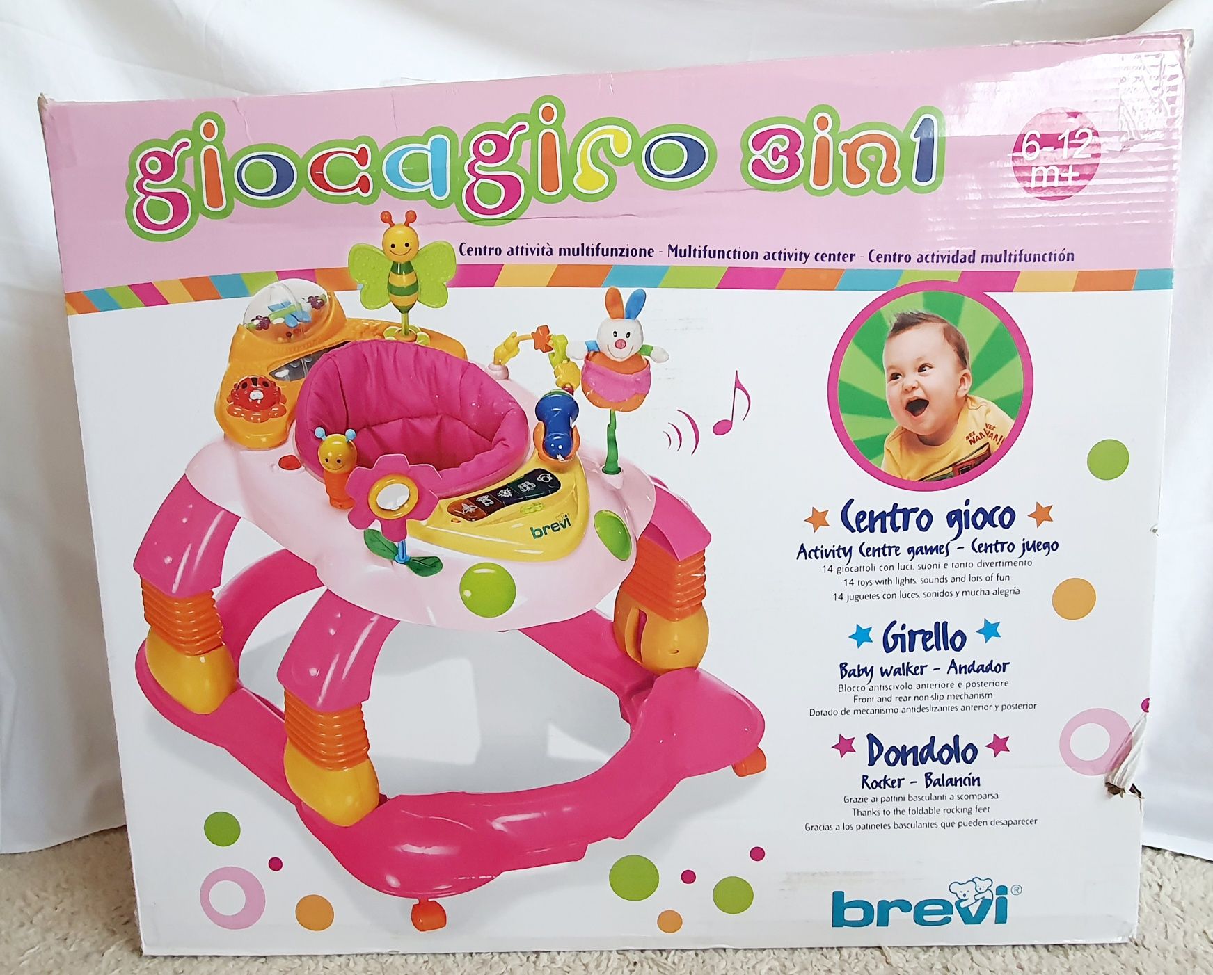 Проходилка 3в1 BREVI GIOCAGIRO