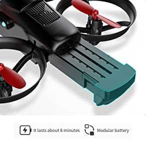 Промоция страхотен малък дрон FPV KF615 с 3 батерии и чанта