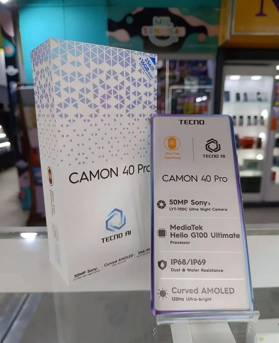 Tecno CAMON 40 Pro New Skidka +Garantiya