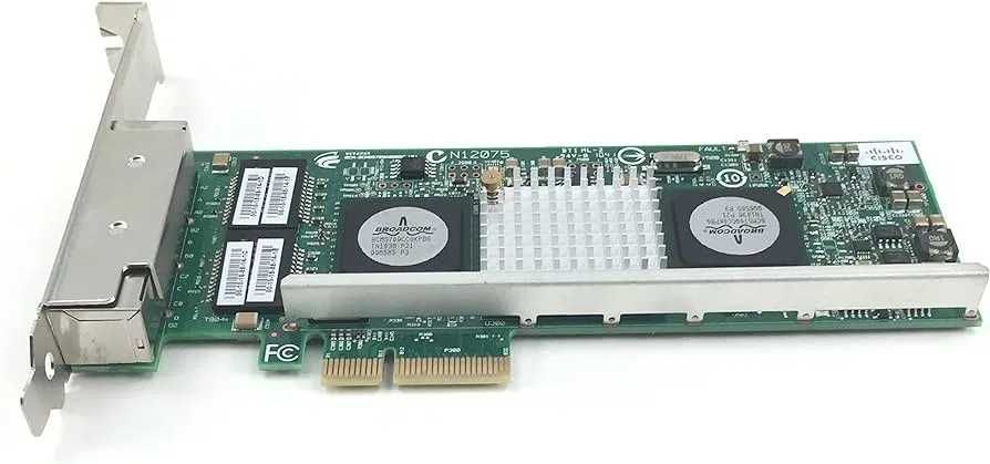 В НАЛИЧИИ сетевая 4х портовая карта Cisco PLAN EM 4x 1GB PCI interface