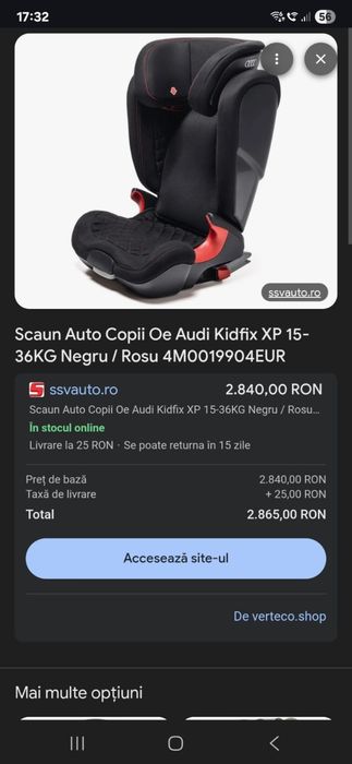 Scaun masina Audi