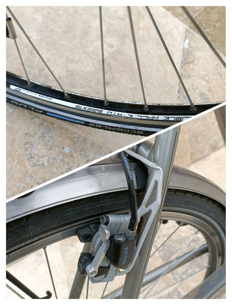 Bicicleta roti 28,Bergamont sponsor tour frane lichid magura ,dinam,56
