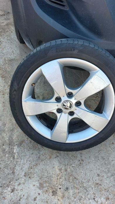 Roti Vara R17 VW SKODA SEAT AUDI 7J x 17 ET54 Anvelope Pirelli