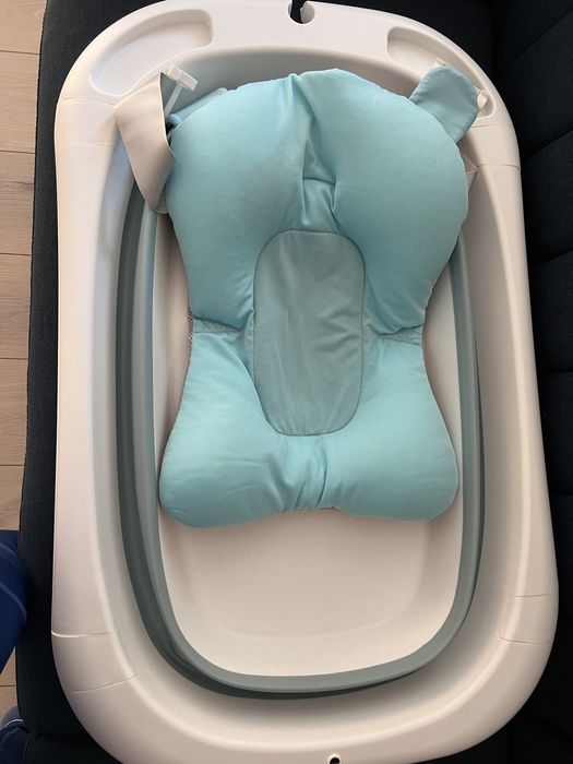 Cadita pliabila cu hamac pt baita