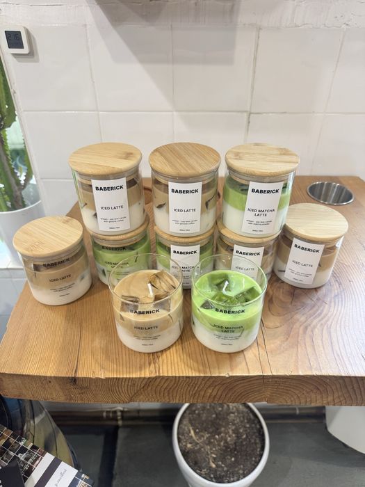 Свещ Matcha Latte Матча Лате Кафе Лате Coffee Latte