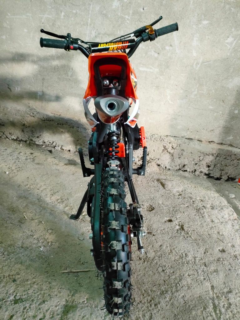 Cross Motoretă poket bike 49 cc pe benzina cu amestec, adus din German