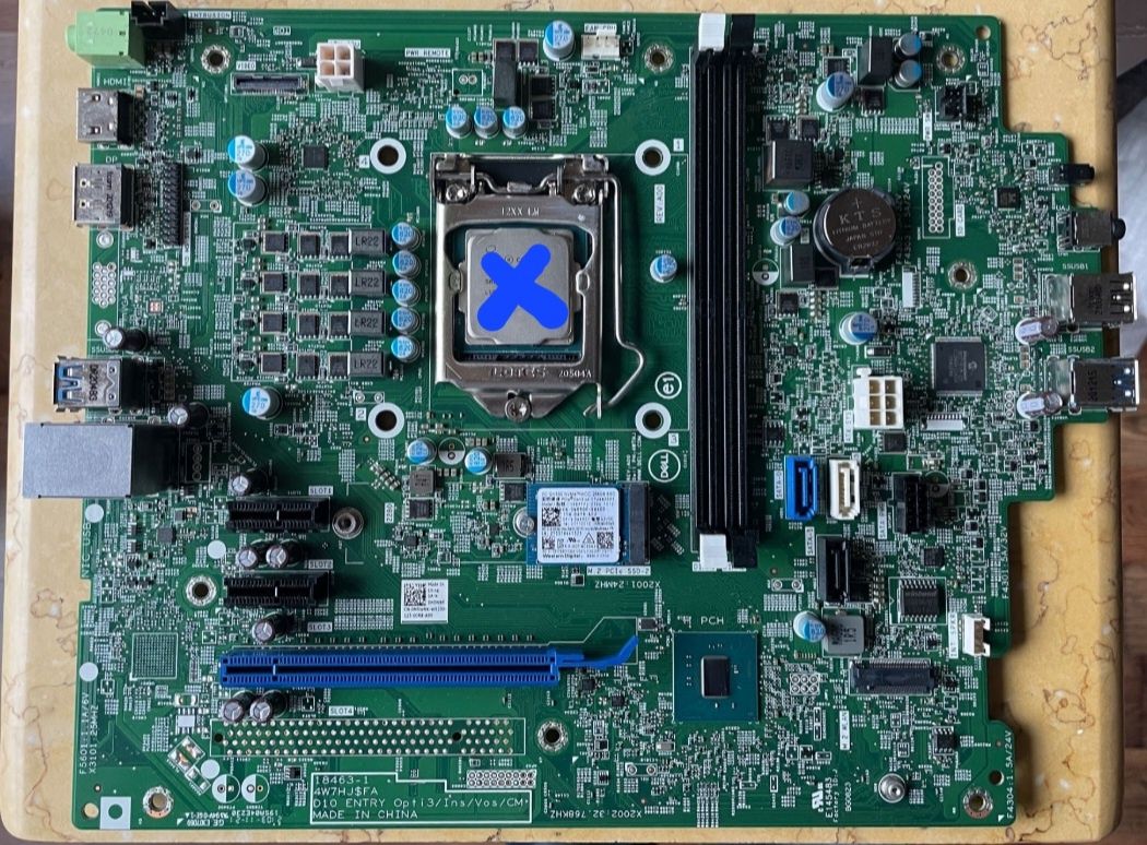 Placa de Baza Dell Optiplex 3080MT + SSD 256 Gb