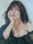 Portrete,reproduceri, desen pe perete, mozaic,
