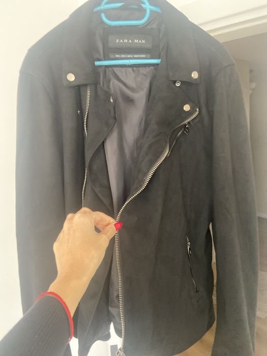 Велурено яке мъжко зара л размер