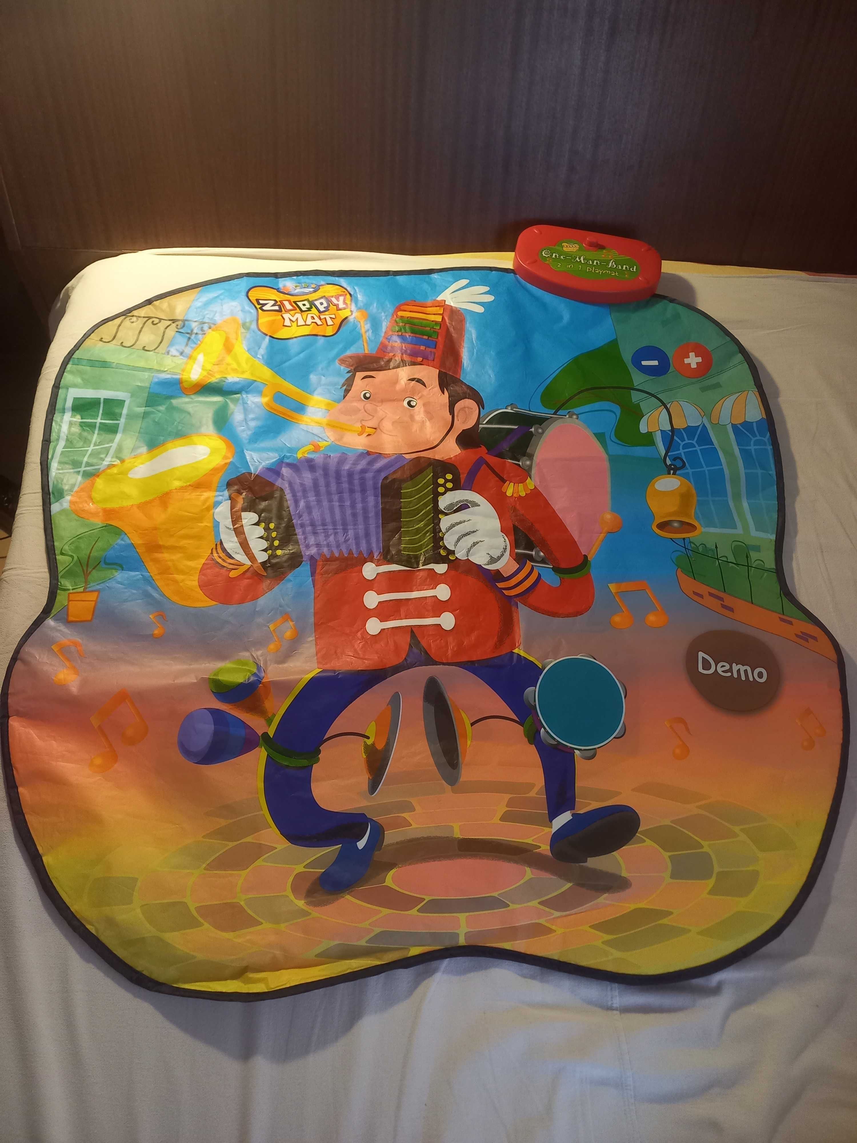 образователна музикална играчка-килимче с две страни