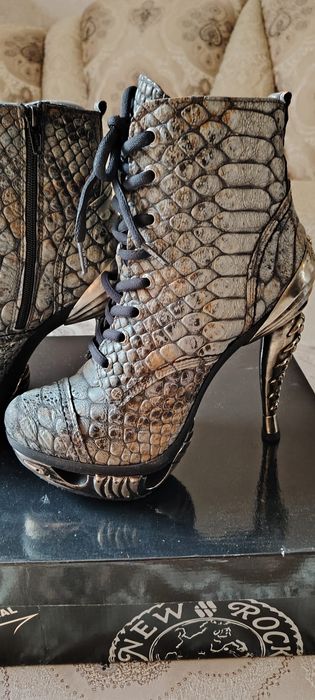 Botine New Rock Cobra, masura 38, noi in cutie