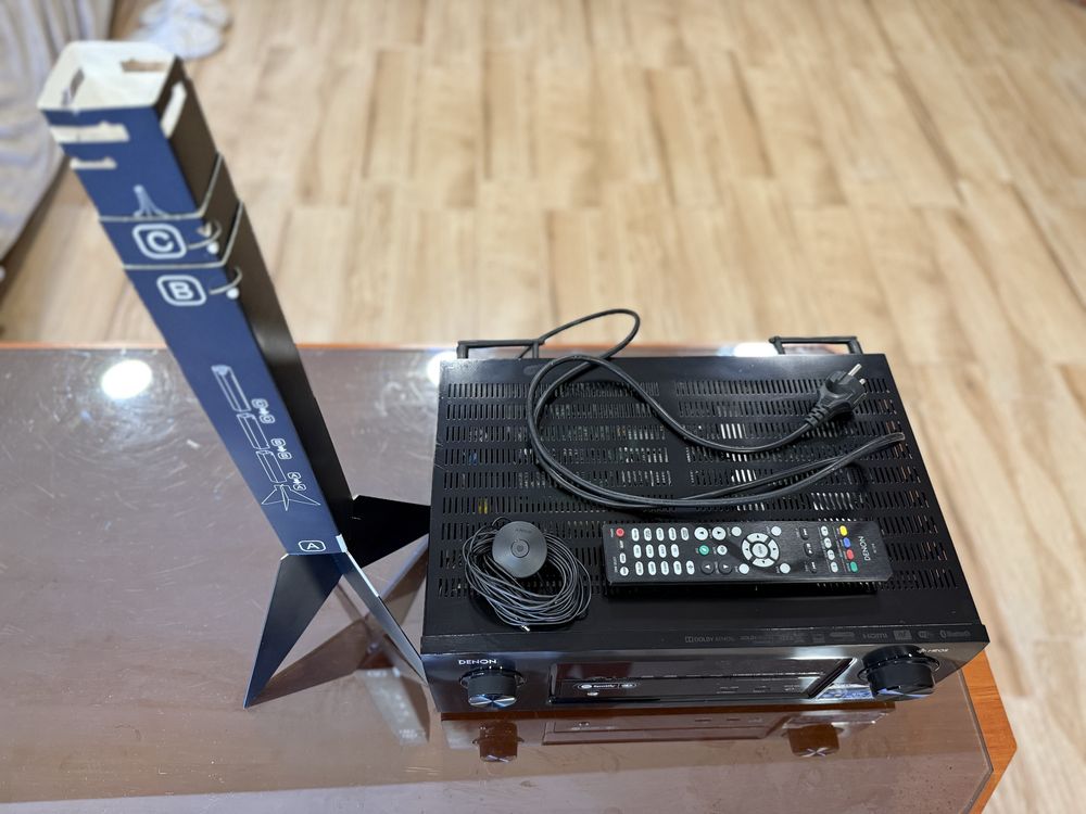 Denon AVR x2400h 7.2 канален 4K Аудио-видео ресивър с Dolby Atmos