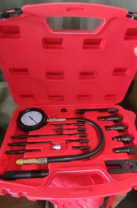 Компрессометр дизельный.0-70bar, (0-1000psi)