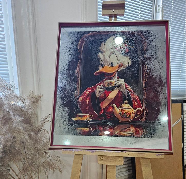 Картина на состаренном зереале.