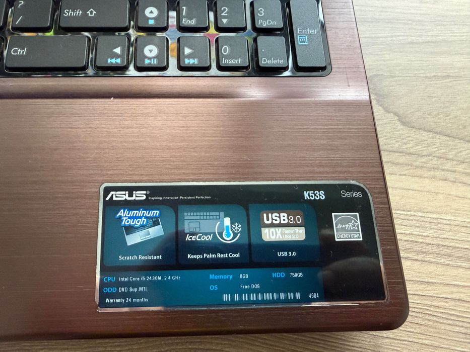 Laptop Asus K53SV