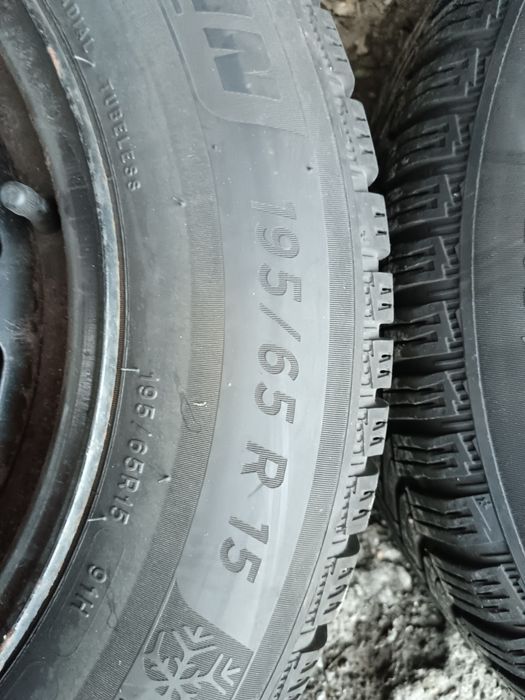 Set roti iarna 195/65 R15 Michelin Alpin 6