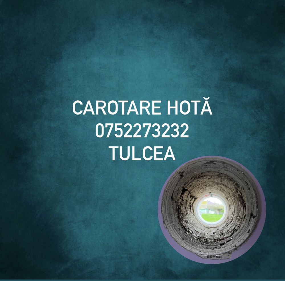 Carotare hota. Perforam in beton si caramida goluri de hote