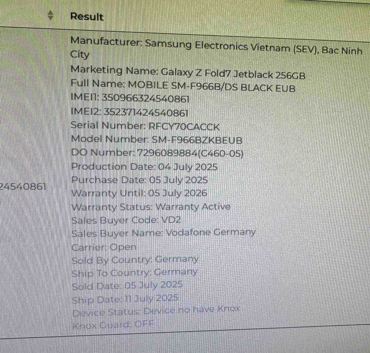 Samsung Galaxy Z Fold 7   256/12gb