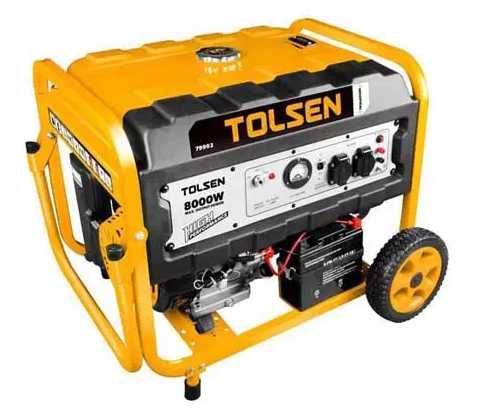 Бензиновый генератор TOLSEN 79993 8 кВт