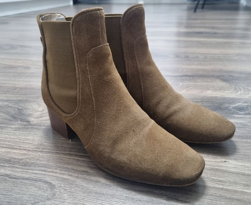 Ghete Zara piele intoarsa 36