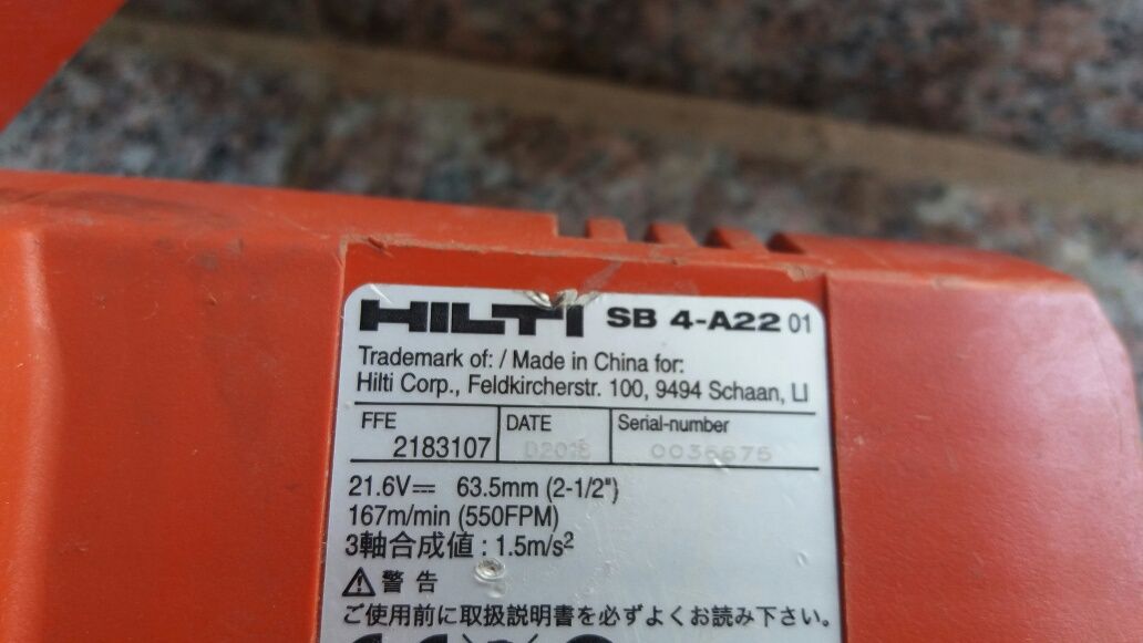 Hilti ferestrau sabie si panglica pe acumulatori