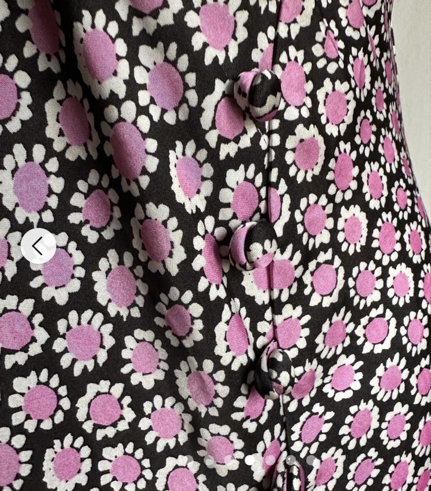 Сатенена рокля Zara XS