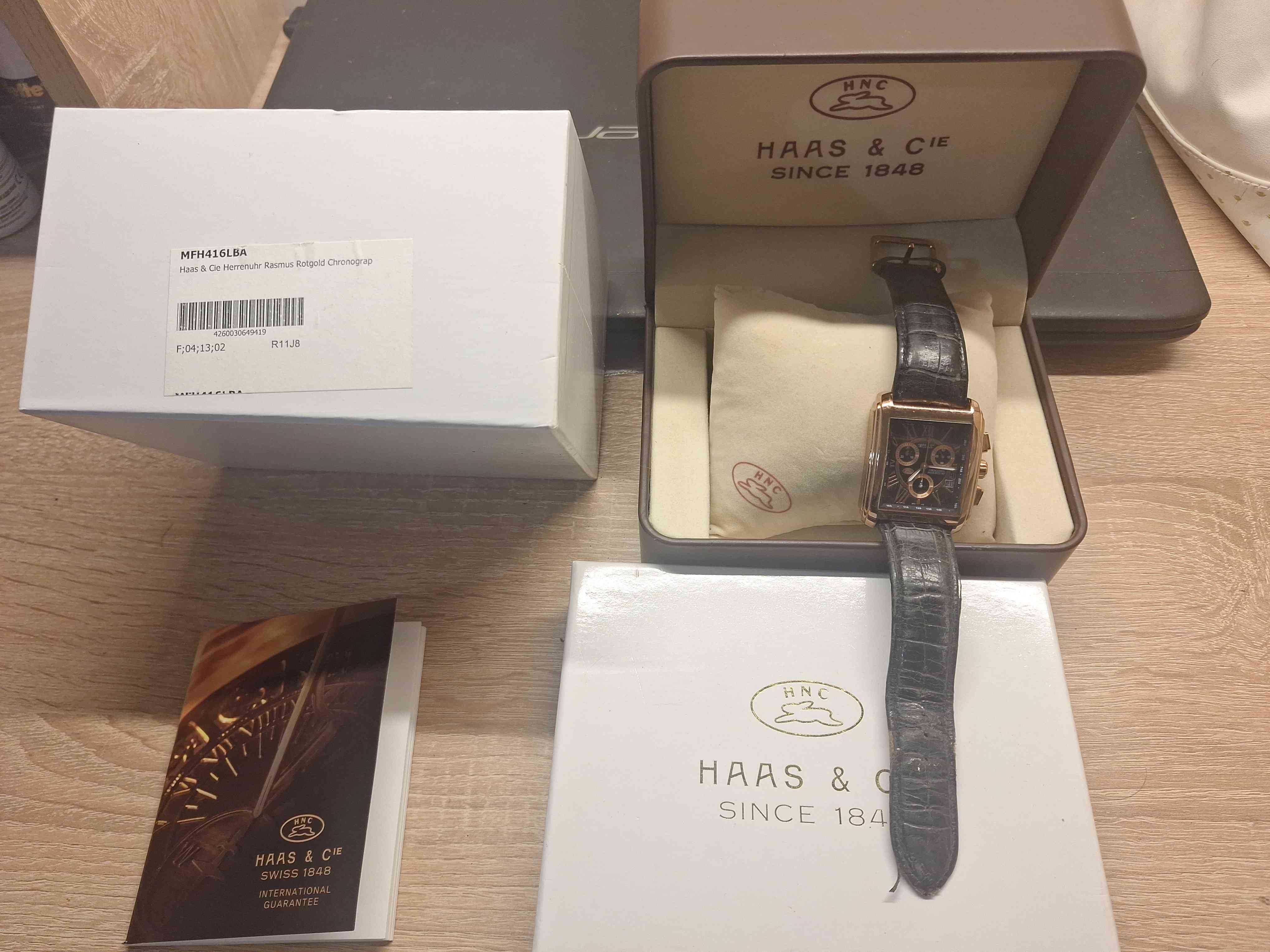 Оригинален швейцарски часовник Haas&Cie MFH416LBA  за ремонт или части