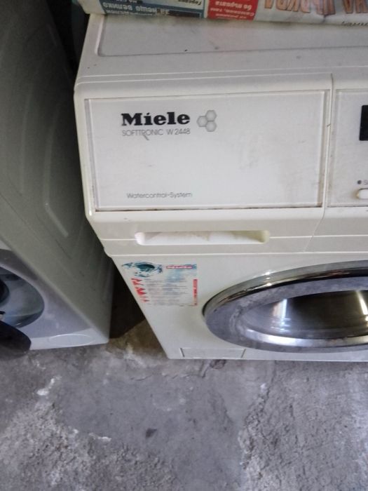 Miele 2448 пералня 1600 оборота + Сименс сушилня с термопомпа