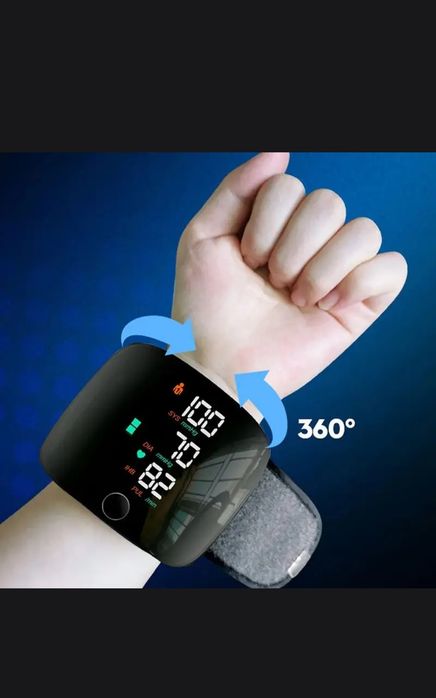 Тонометр на запястье, с голосовой озвучкой