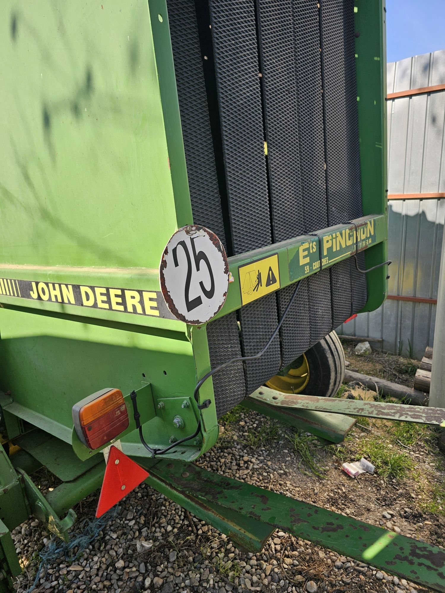 presa john deere 550 coasa grebla plug disc mig met