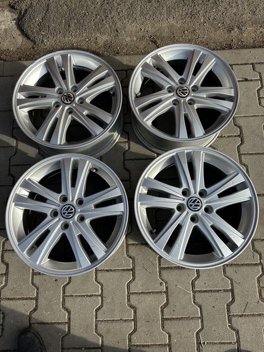 Jante originale 17 5 112  Wv Passat Touran Saran Tiguan T ROC Jetta