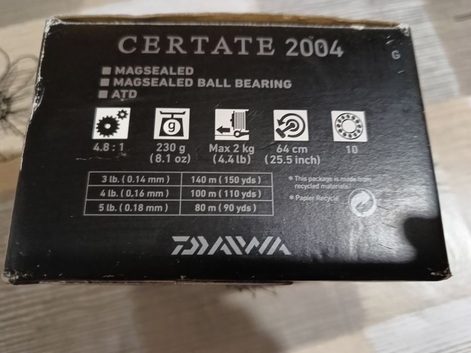 Продавам макара daiva certate 2004